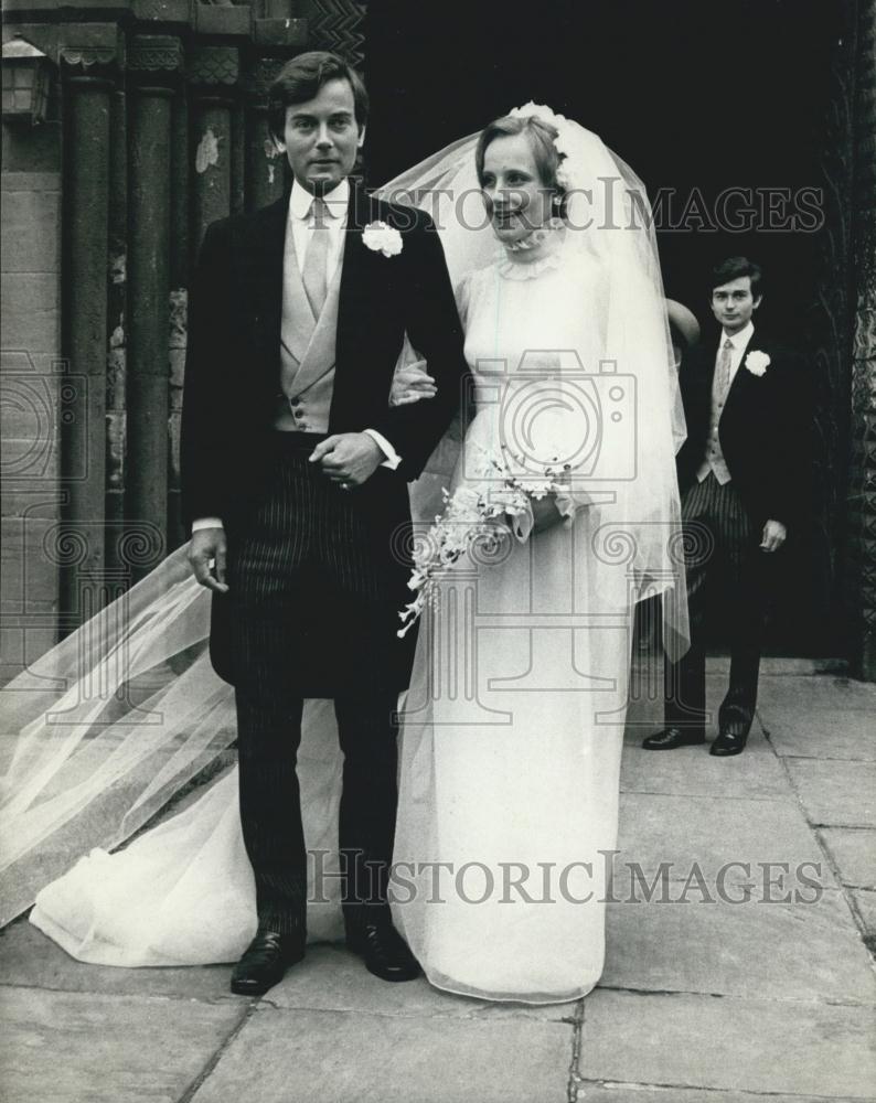 1969 Press Photo Peter Townsend&#39;s Son Marries Victoria Craven-Smith-Milnes - Historic Images