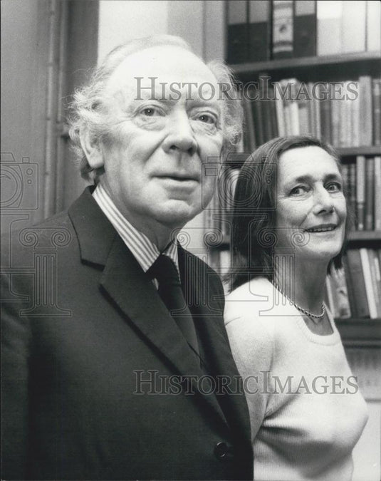 1975 Press Photo Rober Russell Race& wife Ruth Sanger blood research scientists - Historic Images