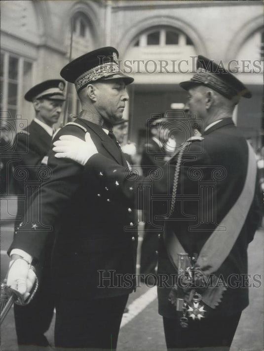 1967 Press Photo Admiral Cabanier Chief Of Staff Of The French Navy - Historic Images