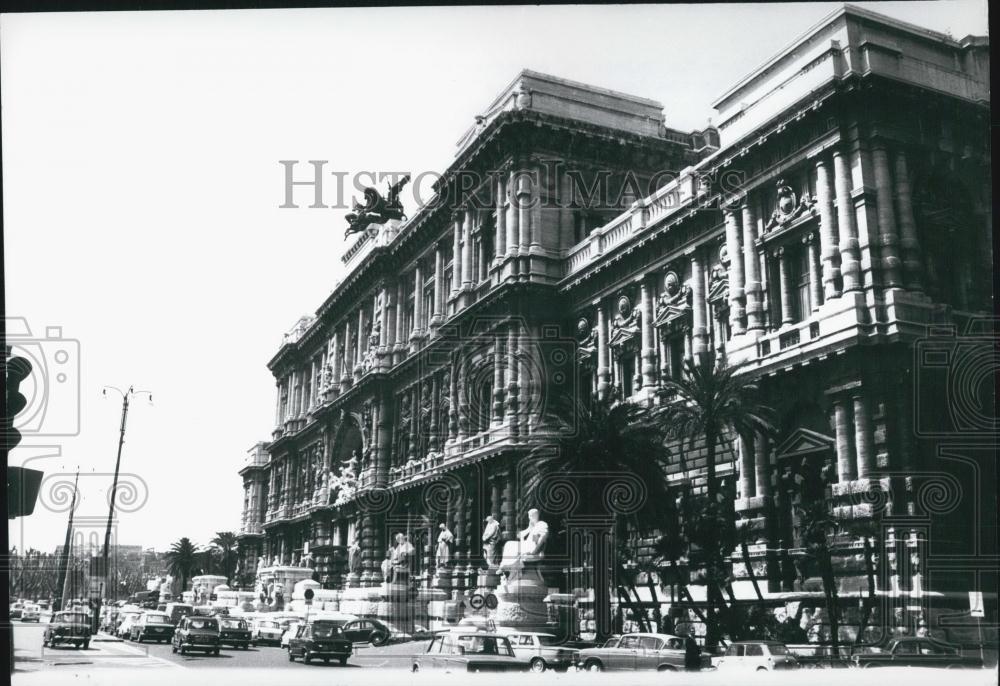 1970 Press Photo The Palace of Justice-Palazzaccio Built By Guglielmo Calderini - Historic Images
