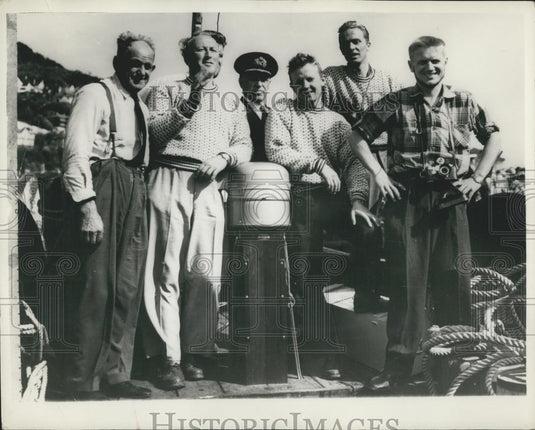 1938 Press Photo Viking Ship Leaves for New York - Historic Images