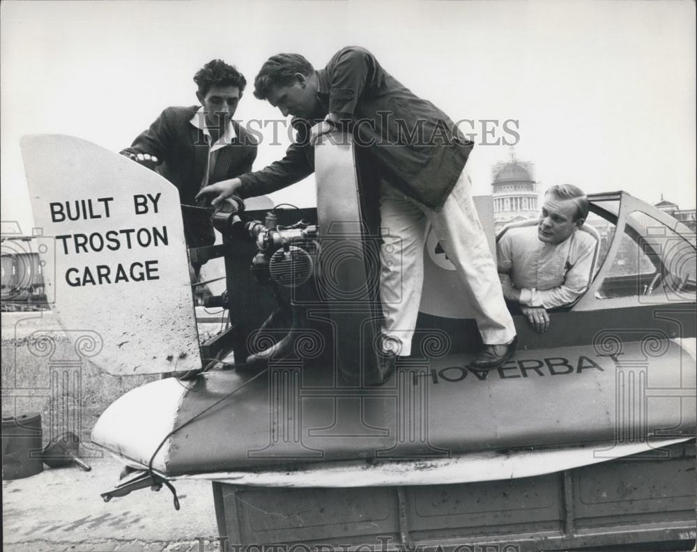 1967 Press Photo Hovercraft For Noise Test - Historic Images