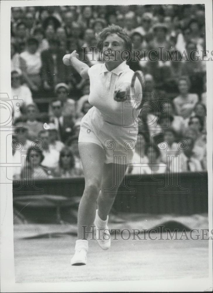 1958 Press Photo Ann Haydon v. Althea Gibson Women's Semi-Finals Wimbledon - Historic Images