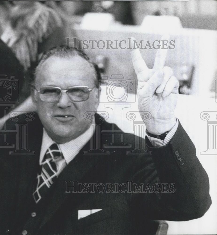 1972 Press Photo Richard Stucklen chairman of the CSU Delegation - Historic Images