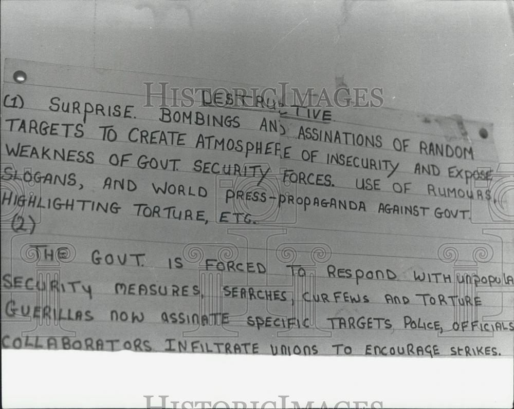 Press Photo Instruction Sheet for IRA Objectives - Historic Images