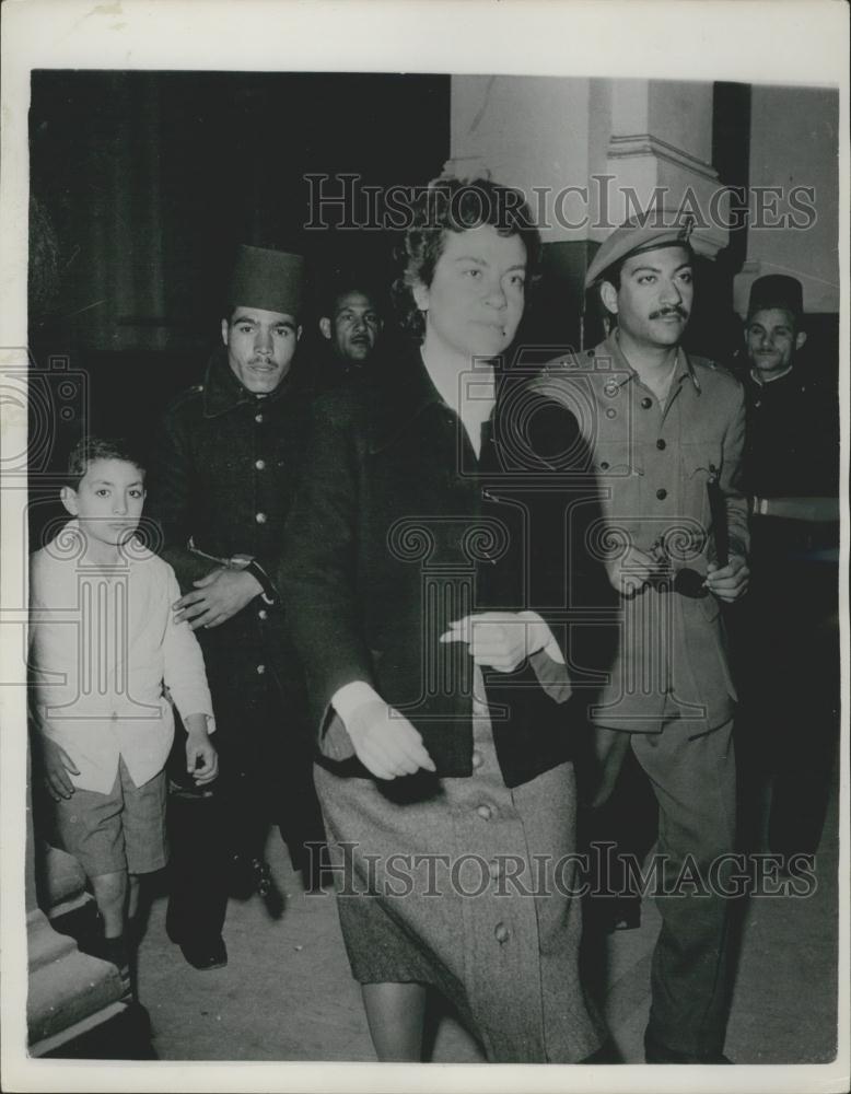 1956 Press Photo Spies Moussa Marzouk Samuel Azar After Death Sentences - Historic Images