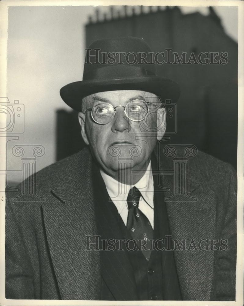 Press Photo John Foster Dulles Arrives at Foreign Office - Historic Images