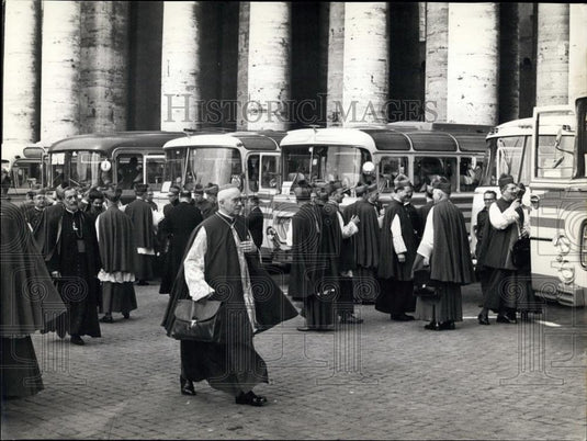 1962 Press Photo San Peter's Square for the Concilliar of Fathers - Historic Images