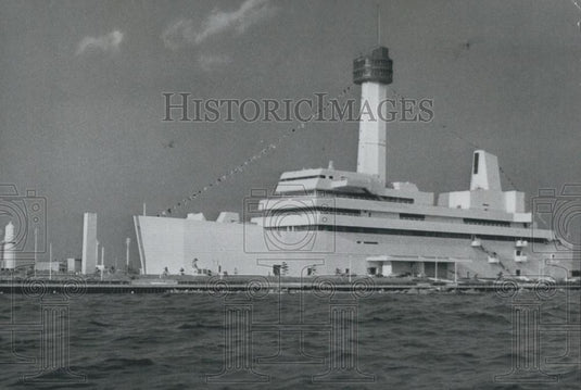Press Photo Maritime Science Museum Building Koto Ward Tokyo Japan - Historic Images