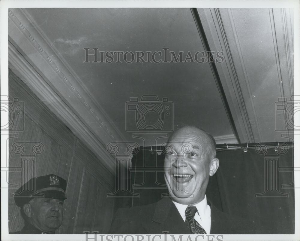 1940 Press Photo Eisenhower, President of Columbia University - Historic Images