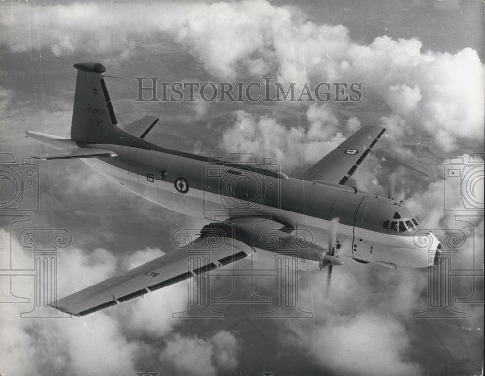 1966 Press Photo French Breguet Aircraft, Farnborough Air Show - Historic Images