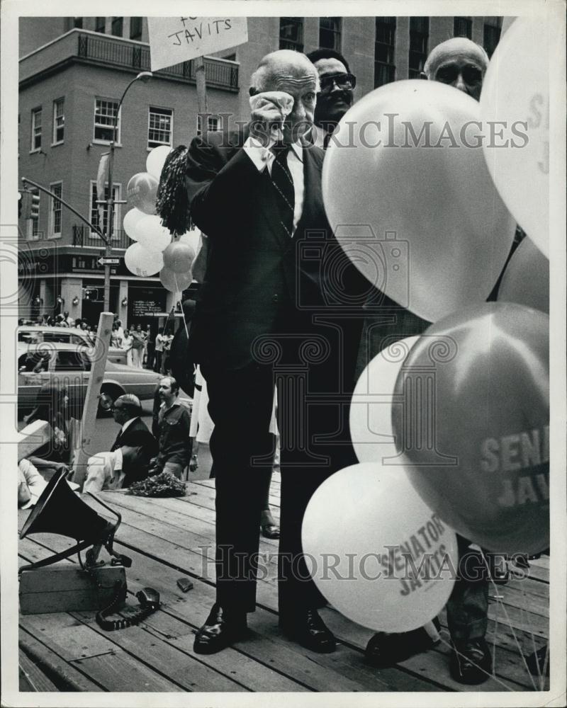 Press Photo Senator Javits campaign - Historic Images