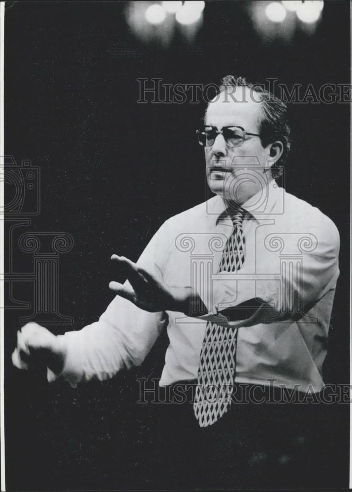 1978 Press Photo Conductor Wolfgang Sawallisch - Historic Images