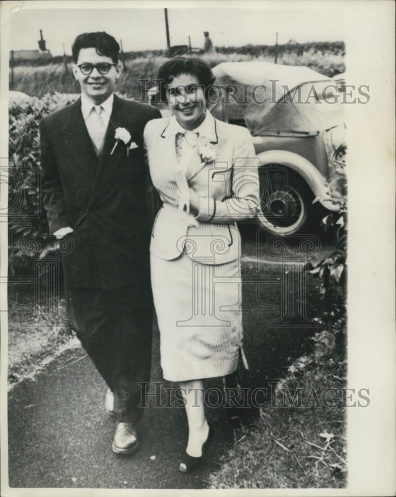 1955 Press Photo Diplomat&#39;s Daughter Elopes to Gretna Green - Historic Images