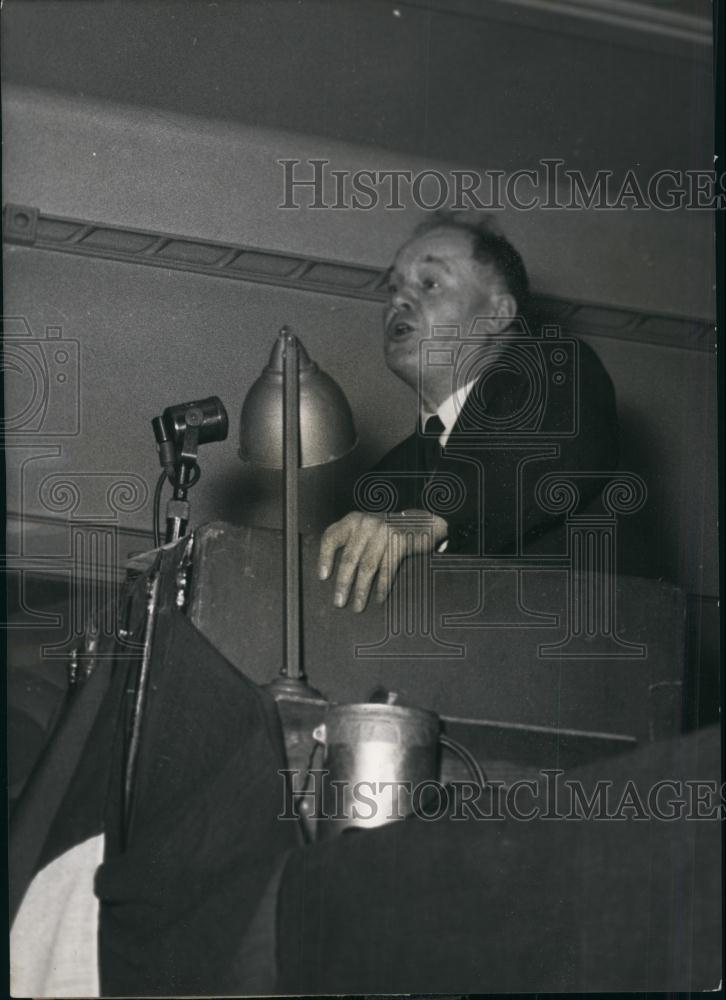 1955 Press Photo Maurice Thorez, General Secretary of the French Comm Party - Historic Images