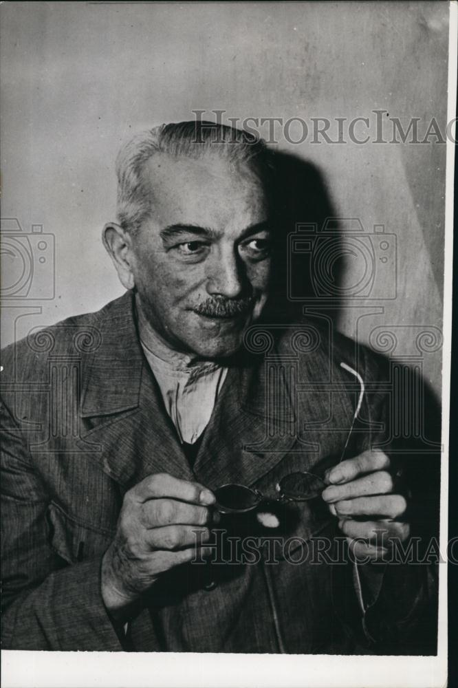 1956 Press Photo Konstantin V Neurath dead: The former German minister - Historic Images