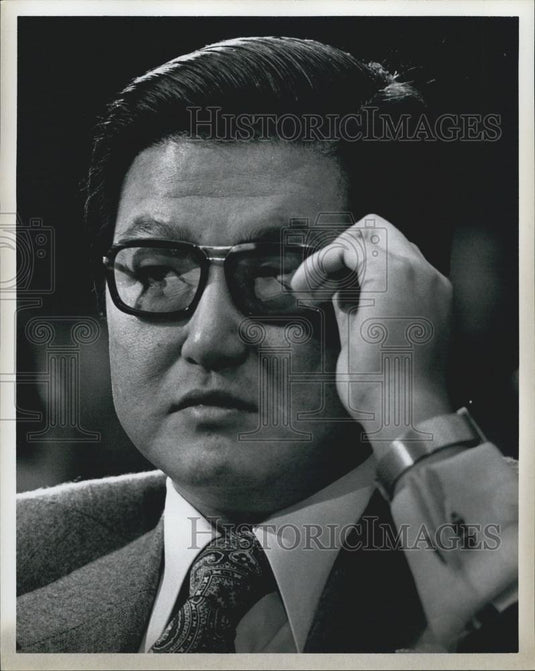1978 Press Photo Tongsun Park, House Ethics Committee Washington DC - Historic Images
