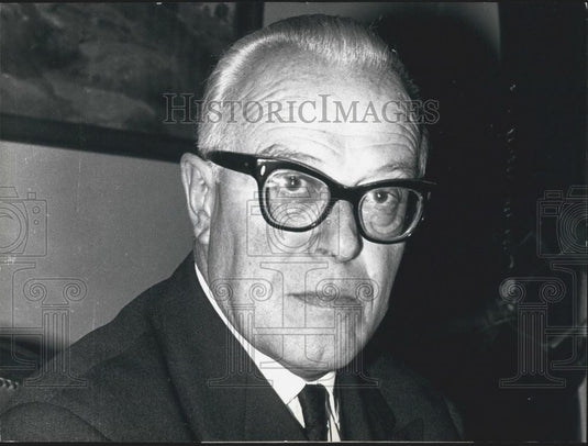 1974 Press Photo M. Pierre Graber New Prime Minister Swiss Government - Historic Images