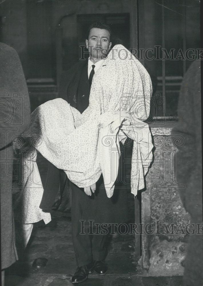 1957 Press Photo Reconstruction of Dr. Evenou's - Historic Images