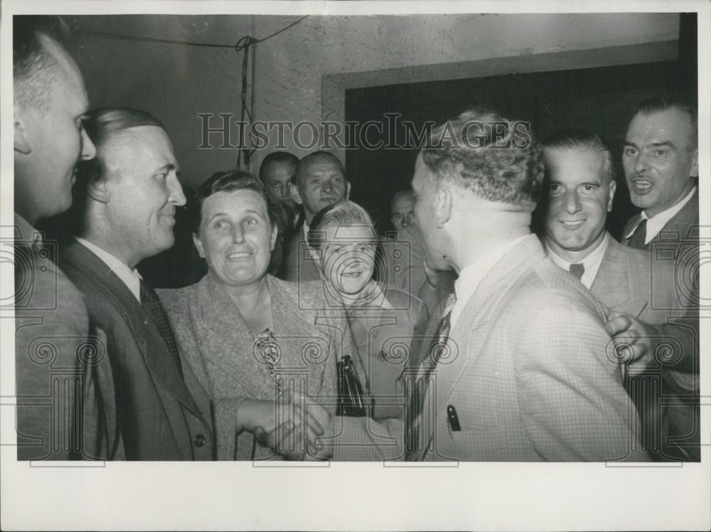 Press Photo Former German Empire Colonel Rudel - Historic Images