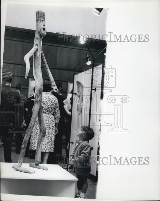1971 Press Photo National Exhibition of Children's Art - Historic Images