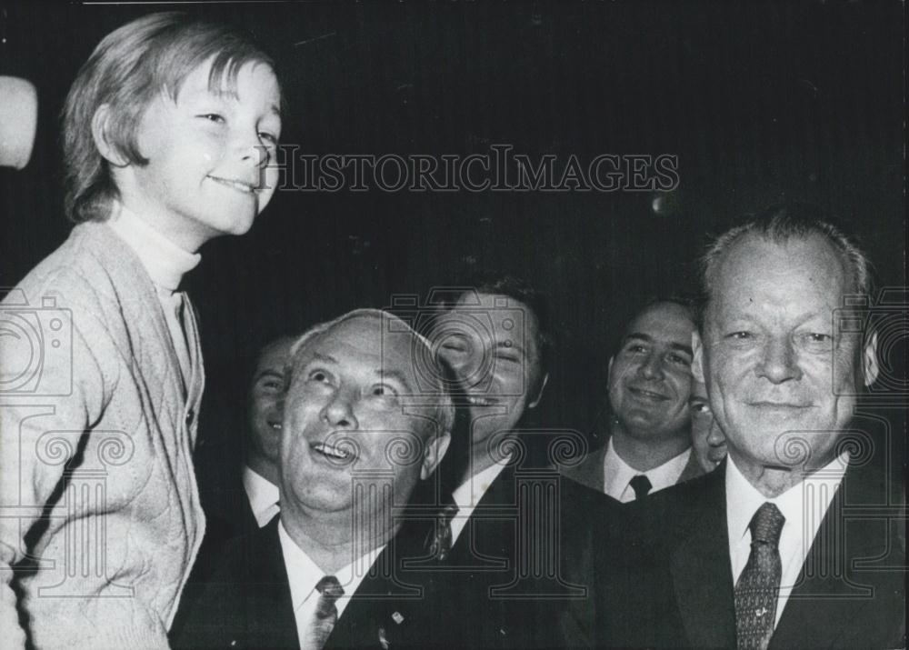 Press Photo Federal Minister Georg Leber became 50 on October 7th - Historic Images