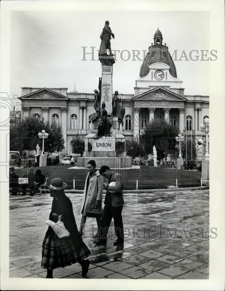 Press Photo La Paz, Bolivia - Legislative Palace on the Plaza Murillo Square - Historic Images