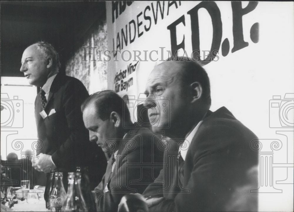 1970 Press Photo Speaking is Secretary for Foreign Affairs, Walter Scheel - Historic Images