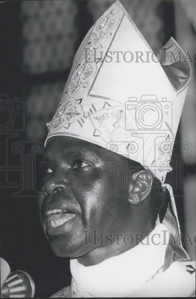 Press Photo Cardinal Maurice Otunga, Archbishop of Nairobi - Historic Images