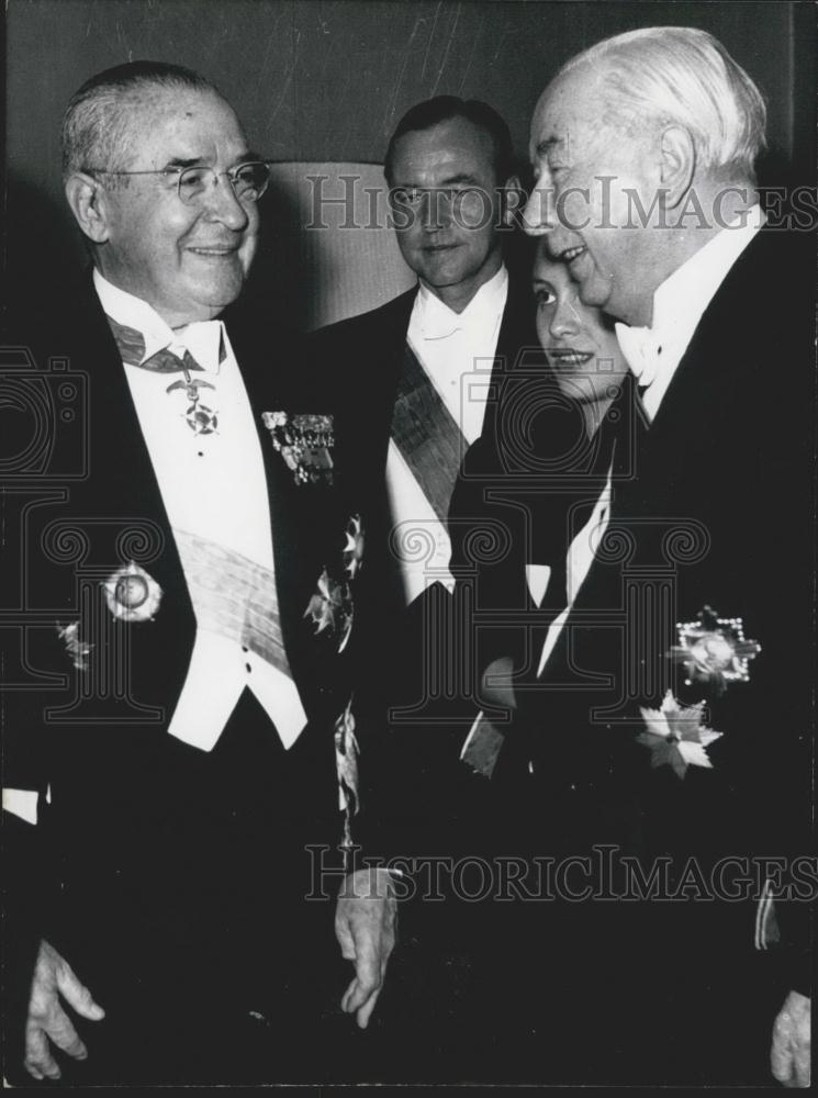 1956 Press Photo New Ambassador In Bonn, Eduardo Lobougle - Historic Images