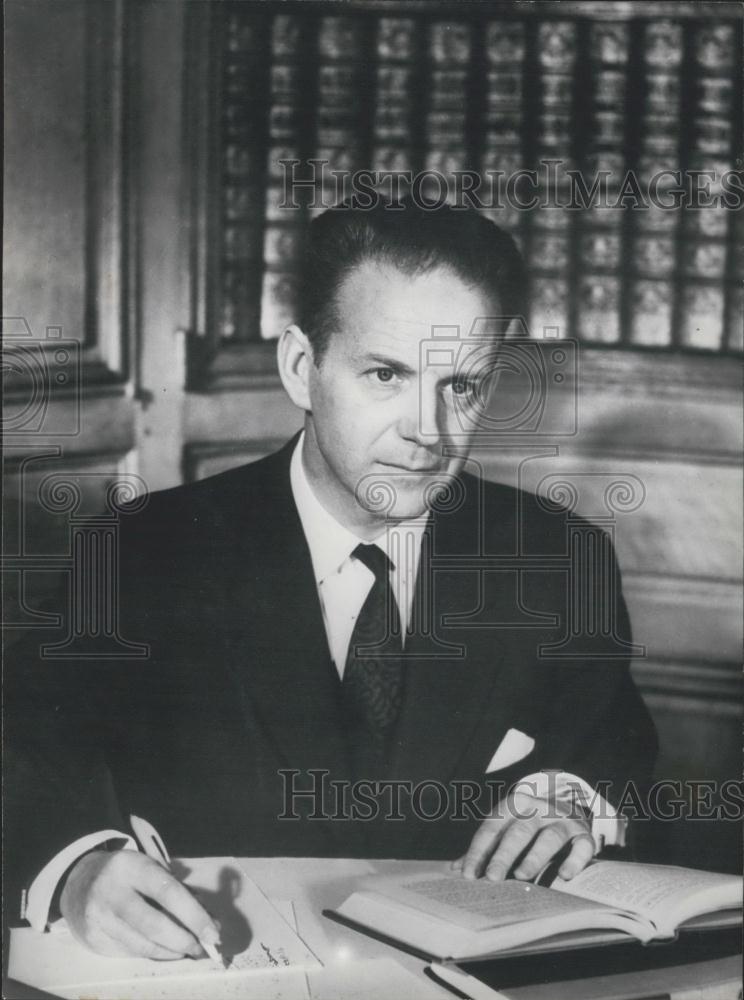 1963 Press Photo Einar Saeland Appointed General Executive European Agency - Historic Images