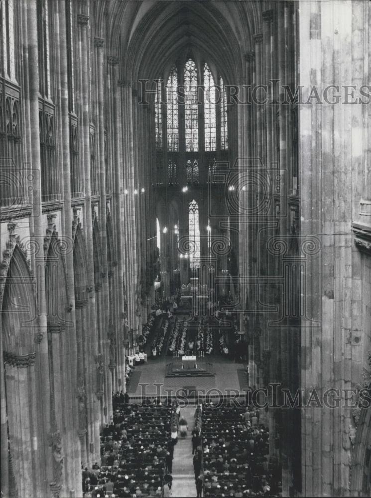 1956 Press Photo Cathedral of Cologne - Historic Images