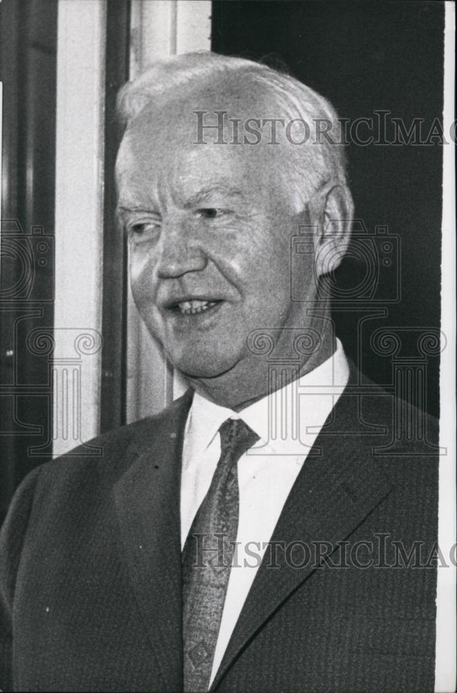 1959 Press Photo Minister, Food, Agriculture, Dr Heinrich Lubke - Historic Images