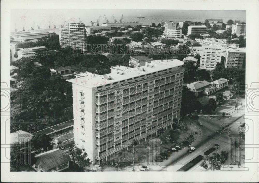 Press Photo View of the commercial center in Kinshasa,Zaire - Historic Images