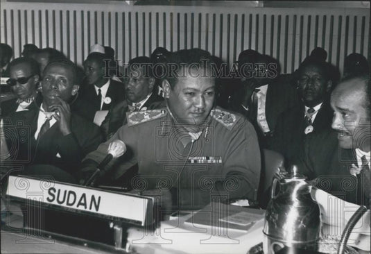 Press Photo Major General Gaafar Jaferm El-Numeiry President Sudan - Historic Images