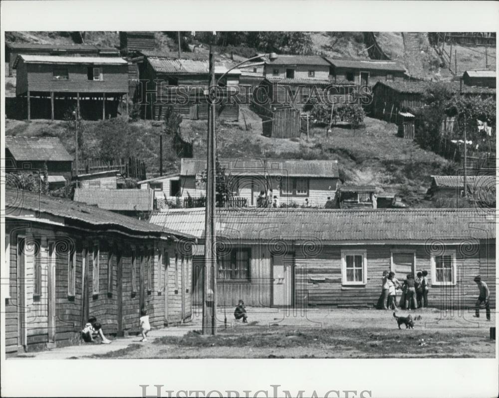 Press Photo Coronel, Chile: Street Scene - Historic Images