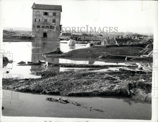 1959 Press Photo Five Hundred Dead In Malpasset Dam Disaster-Frejus - Historic Images