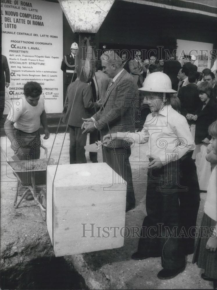 1973 Press Photo Corrado Pesci Son Of Virins Lisi Architect Franco Pesci - Historic Images