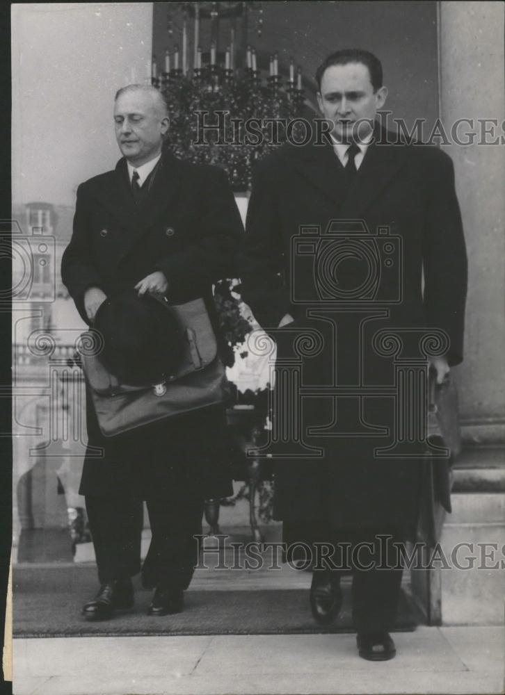 1955 Press Photo M. Bourges-Maunoury, Minister of Finance - Historic Images