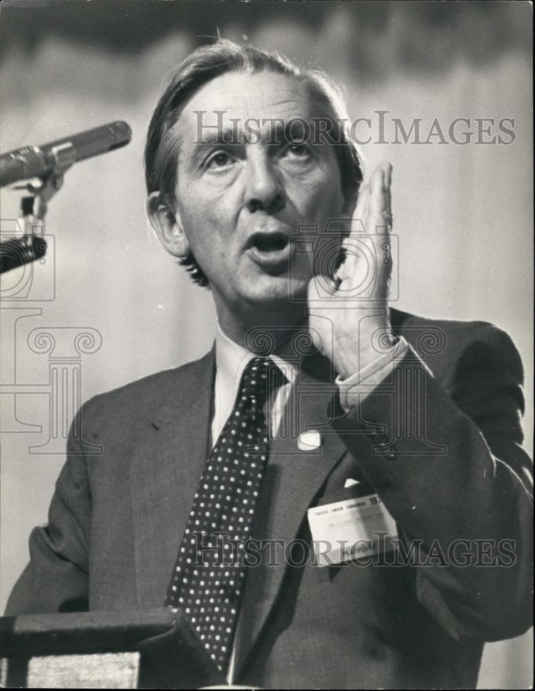 1976 Press Photo Mr. Len Murray, Tuc General Secretary - Historic Images