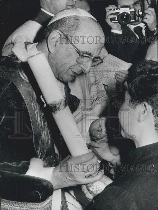 1972 Press Photo Pope Paul Attends Candlemass In St. Peter's - Historic Images