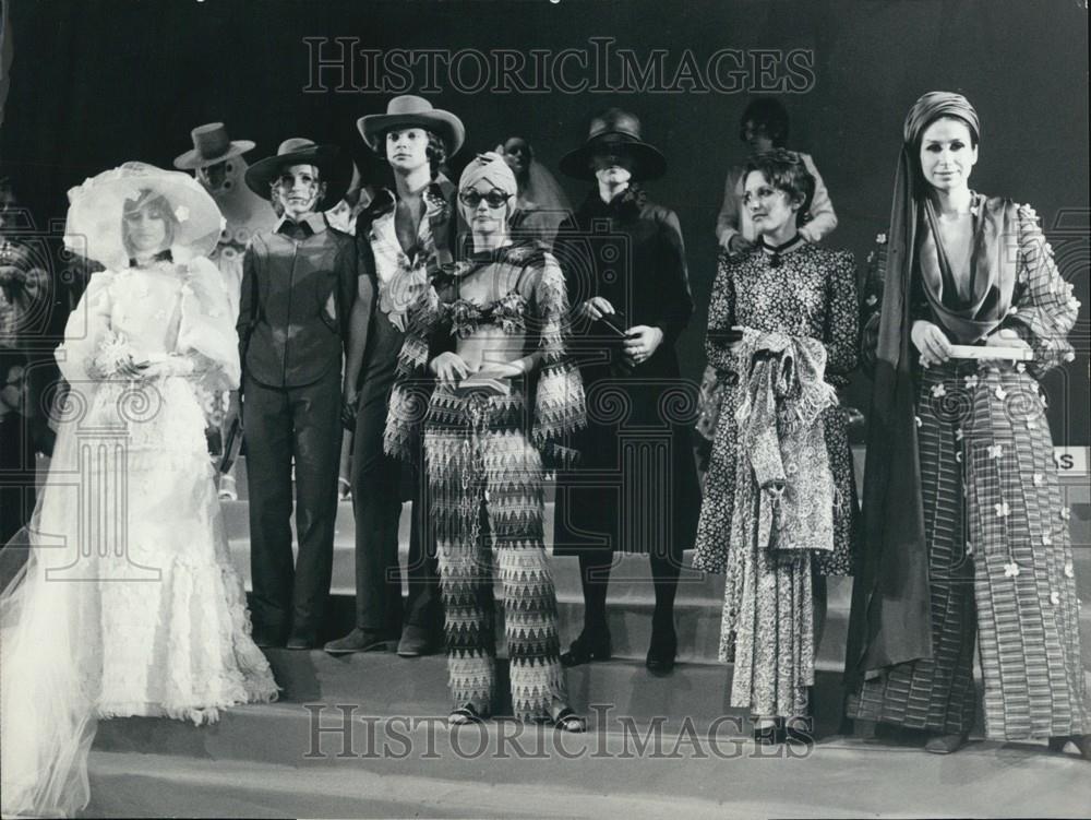 1970 Press Photo The Winning Model in Youth Fashion Competition - Historic Images