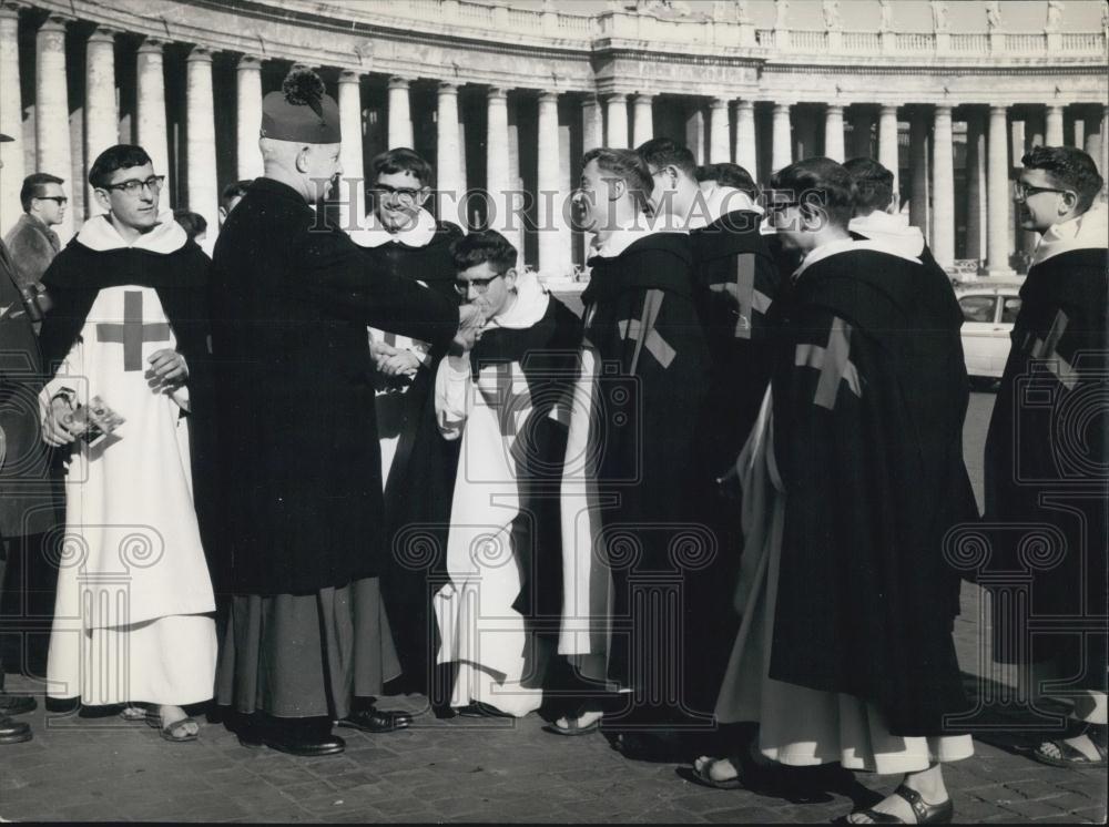 1962 Press Photo Basilica, San Peter, Ecumenical Council, Pope Giovanni XXIII - Historic Images