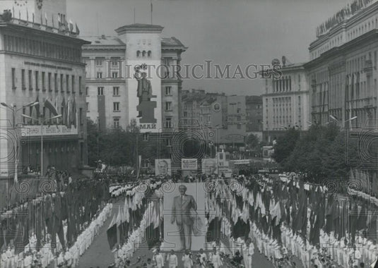 1972 Press Photo May day in Sofia ,Bulgaria - Historic Images