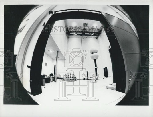 Press Photo Room for Measuring Corona Effect or Partial Discharges - Historic Images