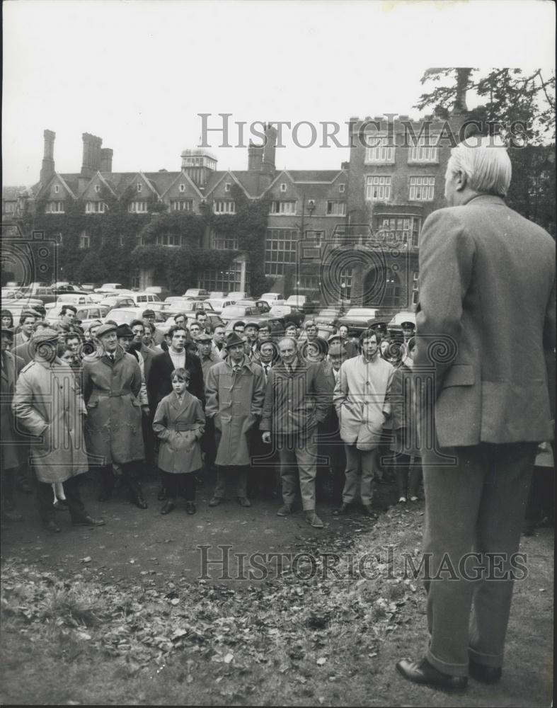 1970 Press Photo Mr. Heath Addresses Farmers - Historic Images