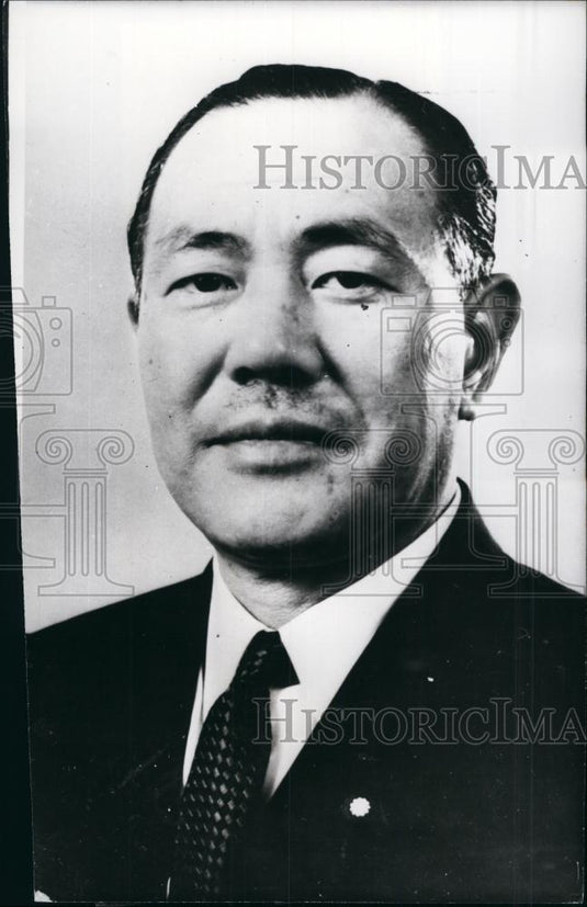 1972 Press Photo Kakuei Tanaka, Prime Minister Of Japan - Historic Images