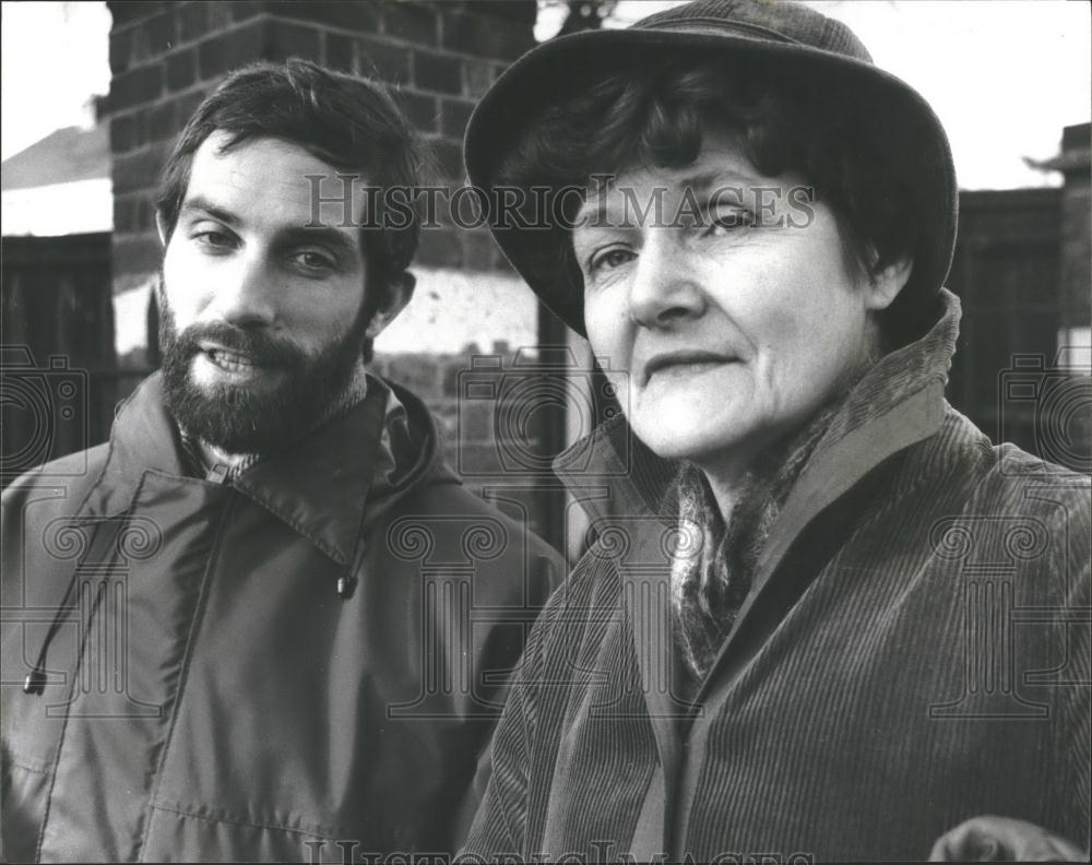 1981 Press Photo Nicholas Reed, MP Sheila Wright, Exit Group - Historic Images