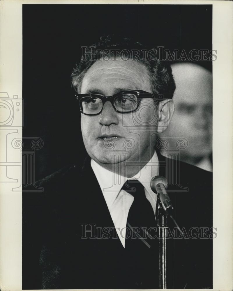 1975 Press Photo Secretary of State Henry A. Kissinger - Historic Images