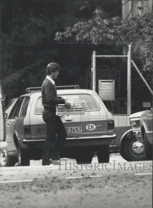 Press Photo Occupation of Polish Embassy in Berne, Switzerland - Historic Images